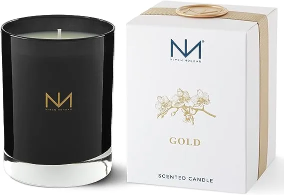 Niven Morgan Gold Candle 