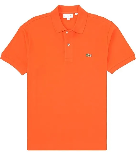 Lacoste Men's Short Sleeved Ribbed Collar Shirt