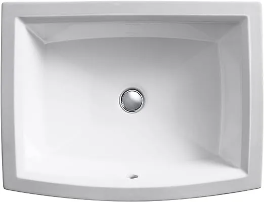 Kohler K-2355-0 Archer Undermount Bathroom Sink White