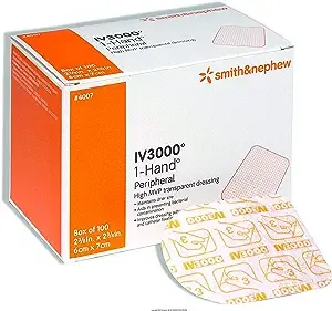 Smith & Nephew IV 3000 1-Hand Transparent Dressing