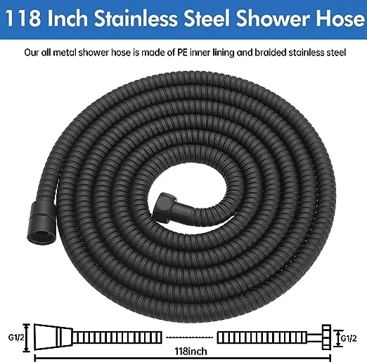 RUMOSE 118 Inches Shower Head Hose