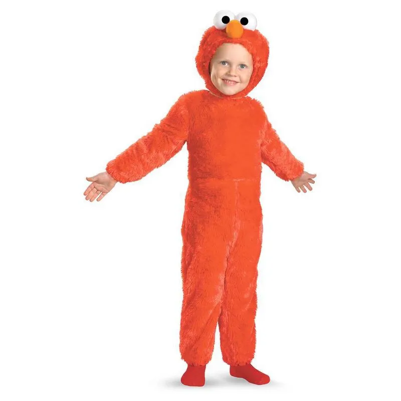 Toddler Sesame Street Elmo Halloween Costume Jumpsuit 2T