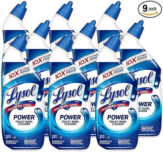 Lysol Power Toilet Bowl Cleaner Value Pack, 2 Count (Pack of 2) 2