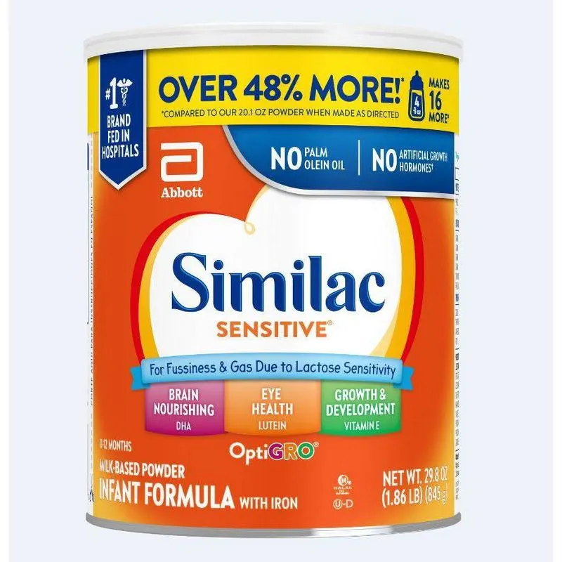 Similac Sensitive Baby Formula - Powder - 1.86 oz