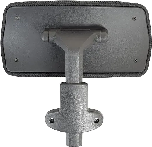 Lorell 86000 Series Exec Chair Adjustable Headrest Head Rest, 6 x 12.6 x 1.6, Black