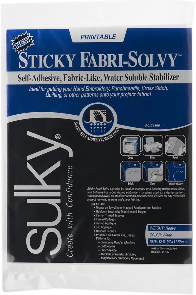 Sulky Sticky Fabri Solvy Stabilizer