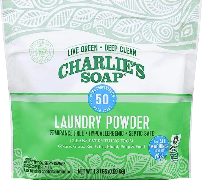 Charlie's Soap Laundry Powder 50 Loads