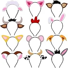 CiyvoLyeen Farm Barnyard Animals Ear Headbands