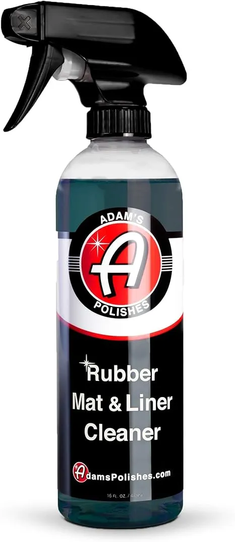 Adam's Polishes Rubber Mat & Liner Cleaner 16oz Protectant & Rubber Floor Mat Cleaning Solution for Car Detailing | Deep Cleans & Restores Mats, Truck Bed Cargo Liners, Trunk Mat Accessories & MoreAdam's Polishes Rubber Mat & Liner Cleaner 16oz Protecta…