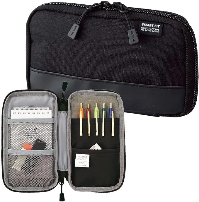 LIHITLAB Compact Pen Case, Water & Stain Repellent