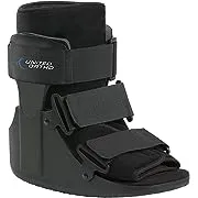 United Ortho Short Cam Walker Fracture Boot, Large, Black