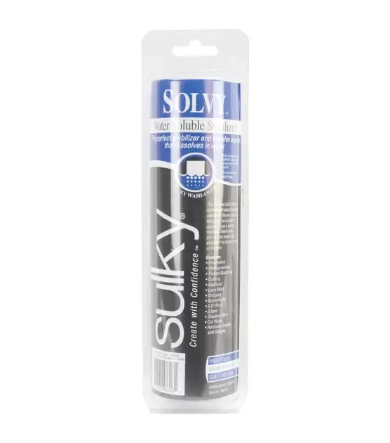 Sulky Solvy Water Soluble Stabilizer Roll, 7.875-Inch by 9-Yard (486-08)Sulky Solvy Water Soluble Stabilizer Roll, 7.875-Inch by…