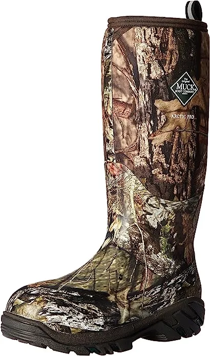 Muck Men's Arctic Pro Boots Mossy Oak Break-Up Country 5