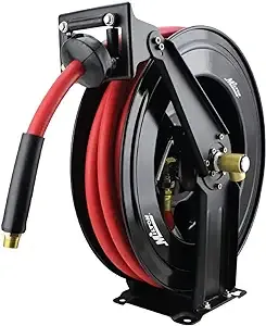 Milton 2780-50D Steel Dual Arm Auto-Retractable Air Hose Reel