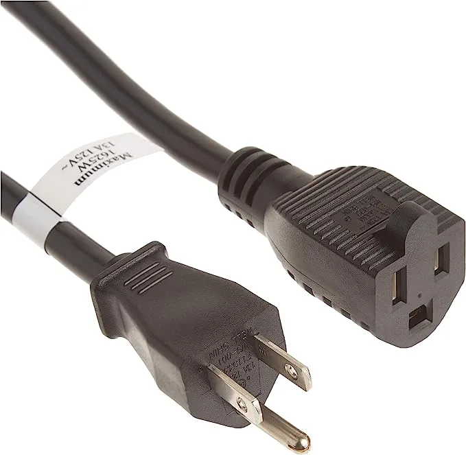 C2G 4FT Premium Universal Extension Cord - Power Extension Cord for TV, Computer, Monitor, Appliance & More (29930)