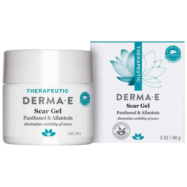 Derma E Scar Gel With Allantoin and Panthenol - 2 oz jar