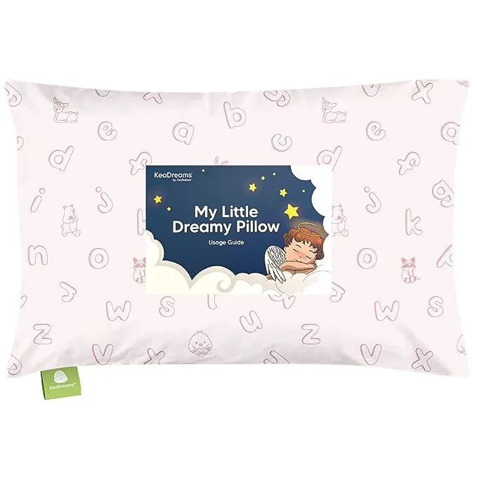 KeaBabies Toddler Pillow with Pillowcase