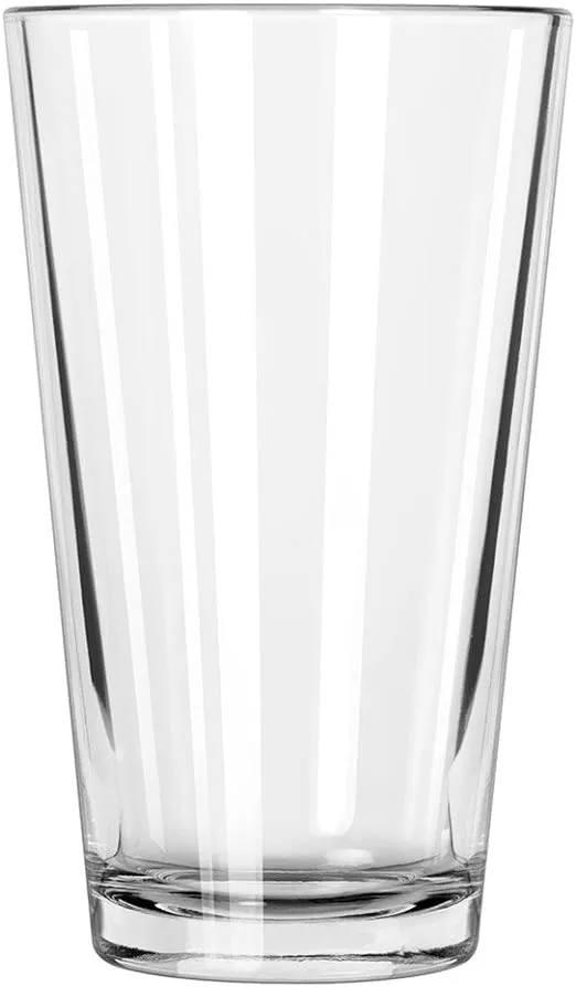 Libbey 1639HT Restaurant Basics Mixing Glasses, 16-Ounce, Set of 12