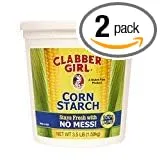 Clabber Girl Corn Starch, 16 Ounce (Pack of 2)