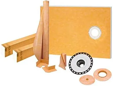 Kerdi-Shower-Kit 38" x 60" Offset ABS Flange 2