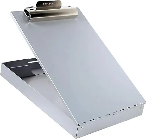 Saunders Recycled Aluminum Redi-Rite Storage Clipboard, Legal Size, 8.5 x 14-Inches (11019), Silver