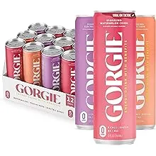 GORGIE Original Variety, Sugar-Free Natural Energy Drink Sparkling, Healthy Energy Drinks - Green Tea, Biotin, B Vitamins -150mg Caffeine, Vegan, & Low Calorie (Pack of 12)GORGIE Original Variety, Sugar-Free Natural Energy Drink Sparkling, Healthy Energy