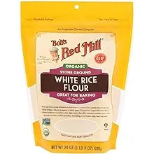 Bob's Red Mill Organic White Rice Flour, 24 ounce (Pack of 4)