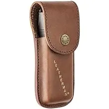 LEATHERMAN, Heritage Leather Snap Sheath for Multi-Tools, Brown, Large