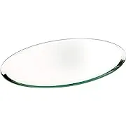 Plymor Oval 3mm Beveled Glass Mirror, 4 inch x 6 inch (Pack of 3)