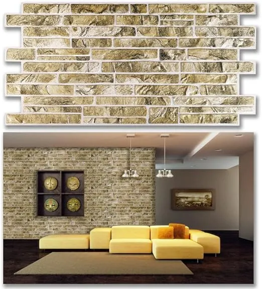 SMART PROFILE 3D Wall Panels - 38.6" x 19.6" Wall Panels for Room Decor - Easy DIY Installation Wall Decor Aesthetic Design Accent Wall Panels for Living Room Kitchen Bedroom Office - Slate Dark Gray