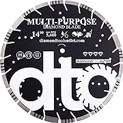 dto SMP14P 14-Inch Premium Diamond Segmented Saw Blade for Multi-Purpose, Har...