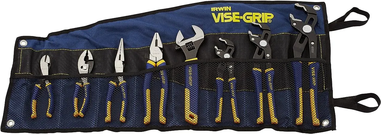 IRWIN VISE-GRIP GrooveLock Pliers Set, 8-Piece (2078712)