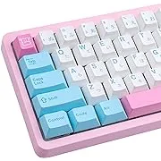 Hyekit Keycaps 140 Keys PBT Dye-Sublimation Milk Keycap Cherry Profile Cute keycaps for 61/87/104/108/84/64/98/96 Mechanical Keyboard