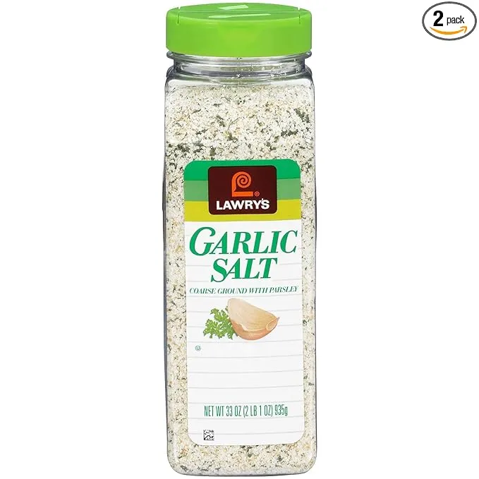 Lawry's Garlic Salt, 33 OZ, 2 Pack.