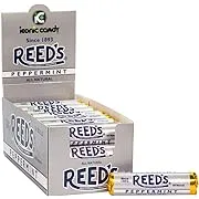 Reed’s Peppermint Candy Rolls | Traditional Peppermint Hard Candy | Reed’s Candy Peppermint Minty Fresh And Surprisingly Sweet Brought To You By Iconic Candy | 24 Count