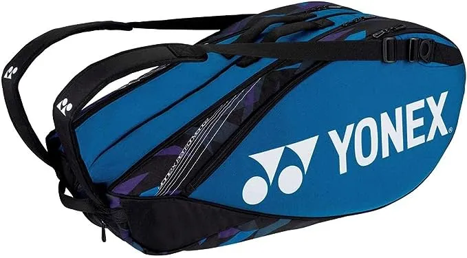 Yonex Pro Racquet Tennis Bag 6 Pack Fine Blue