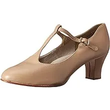 Capezio Jr. Footlight T-Strap : 750 Caramel / 8.5