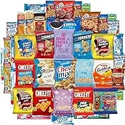 Snack Chest Care Package (40 Count) Variety Snacks Gift Box - College Students, Military, Work or Home - Over 3 Pounds of Chips Cookies & Candy!