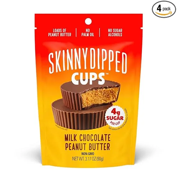 Skinnydipped Cups Milk Chocolate Peanut Butter