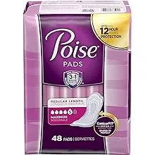 Poise Incontinence Pads Maximum Absorbency