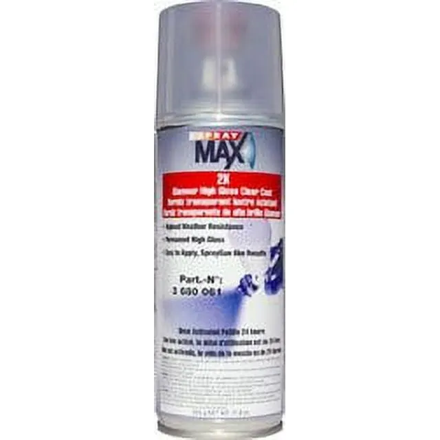 SprayMax 3680061 2K Glamour High Gloss Aerosol Clear