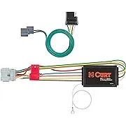 Curt Manufacturing 56029 Vehicle-Side Custom 4-Pin Trailer Wiring Harness,Fits Select Honda Element,Black