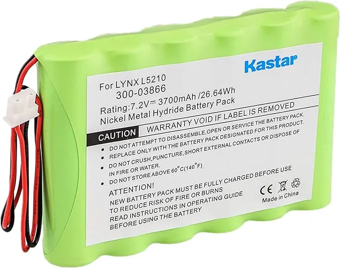 Kastar Battery Replacement for Honeywell Ademco Genuine LYNXRCHKIT-SHA Lynx Backup Battery, 300-03866, LCP500-4B, OSA214, Lynx Plus, Lynx 5100 5200 5210 5300 7000, Lyric Keypad LCP500-L Controller