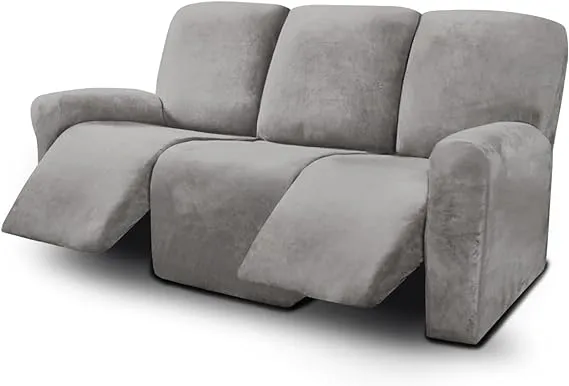 ULTICOR Velvet Stretch Reclining Couch Covers