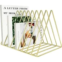 9 Slot Triangle Vinyl Record Holder Album Storage Rack for Upto 20 Records