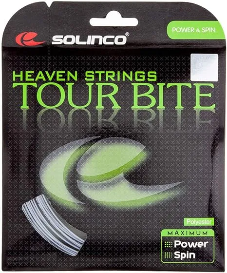 Solinco-Tour Bite Tennis String Silver-() 