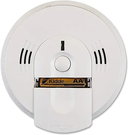 Kidde KN-COSM-BA Battery-Operated Combination Carbon Monoxide and Smoke Alarm with Talking Alarm , WHITE 