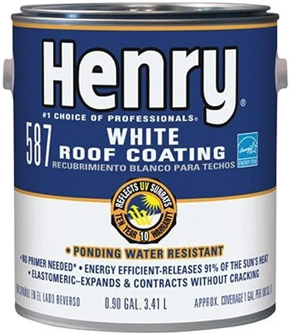 Henry HE587046 Roof Coating White