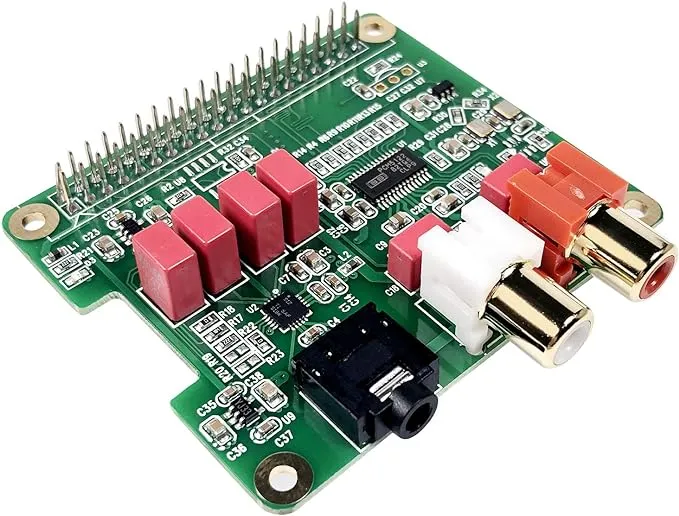 innomaker Raspberry Pi HiFi DAC Hat PCM5122 HiFi DAC Audio Card Expansion Board for Raspberry Pi 4 3 B+ Pi Zero etc. (DAC Hat)