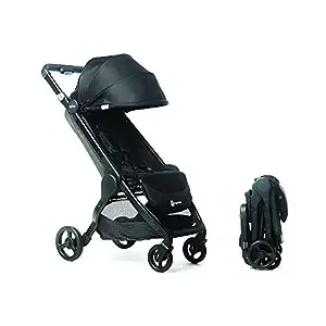 Ergobaby Metro+ Compact Baby Stroller, Lightweight Umbrella Stroller Folds Down for Overhead Airplane Storage (Carries up to 50 lbs), Car Seat Compatible, BlackErgobaby Metro+ Compact Baby Stroller, Lightweight U…